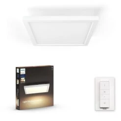Philips Hue Aurelle Square Taklampe - White Ambiance