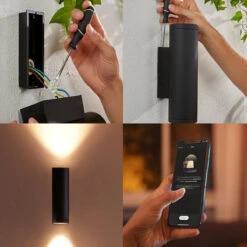 Philips Hue Outdoor Appear Vegglampe Colore And White Ambiance - Sport -Lightup Butikk Philips Hue Outdoor Appear Vegglampe Colore and White ambiance Sport Utebelysning vegg opp og ned Philips Hue 915005842801 3