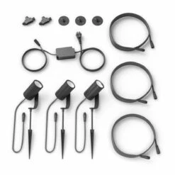 Philips Hue Outdoor Lily Spike 3x8W Uplight Basekit, Antrasitt -Lightup Butikk Philips Hue Outdoor Lily Spike 3x8W uplight basekit antrasitt Utebelysning spyd Philips Hue 915005629701 7