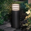 Philips Hue Outdoor Lucca Pullert Mini, Antrasitt -Lightup Butikk Philips Hue Outdoor Lucca pullert mini antrasitt Utebelysning pullert Philips Hue 915005561301 1