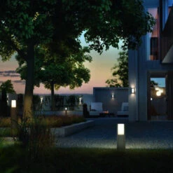 Philips Hue Outdoor Turaco Pullert Mini, Antrasitt -Lightup Butikk Philips Hue Outdoor Turaco pullert mini antrasitt Utebelysning pullert Philips Hue 915003761502 7