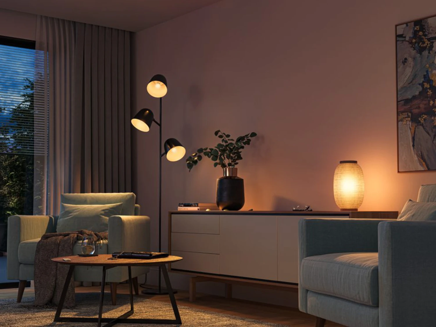Philips Hue P45 E14 Lyspære 5,1W 2200-6500K White Ambiance - 2 Pakning 8 Philips Hue P45 E14 Lyspære 5,1W 2200-6500K White Ambiance - 2 Pakning - Bilde 6