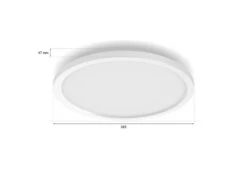 Philips Hue Surimu Rund Taklampe 40W 2200-6500K Hue White Color Ambiance - Hvit 10 Philips Hue Surimu Rund Taklampe 40W 2200-6500K Hue White Color Ambiance - Hvit -Lightup Butikk Philips Hue Surimu rund taklampe 40W 2200 6500K Hue White Color Ambiance Hvit Taklamper Philips Hue 929003598101 3