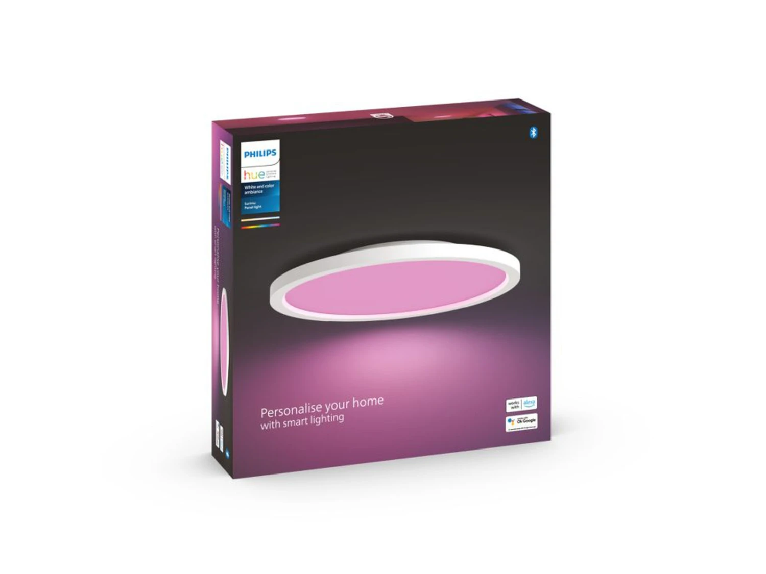 Philips Hue Surimu Rund Taklampe 40W 2200-6500K Hue White Color Ambiance - Hvit 6 Philips Hue Surimu Rund Taklampe 40W 2200-6500K Hue White Color Ambiance - Hvit - Bilde 4