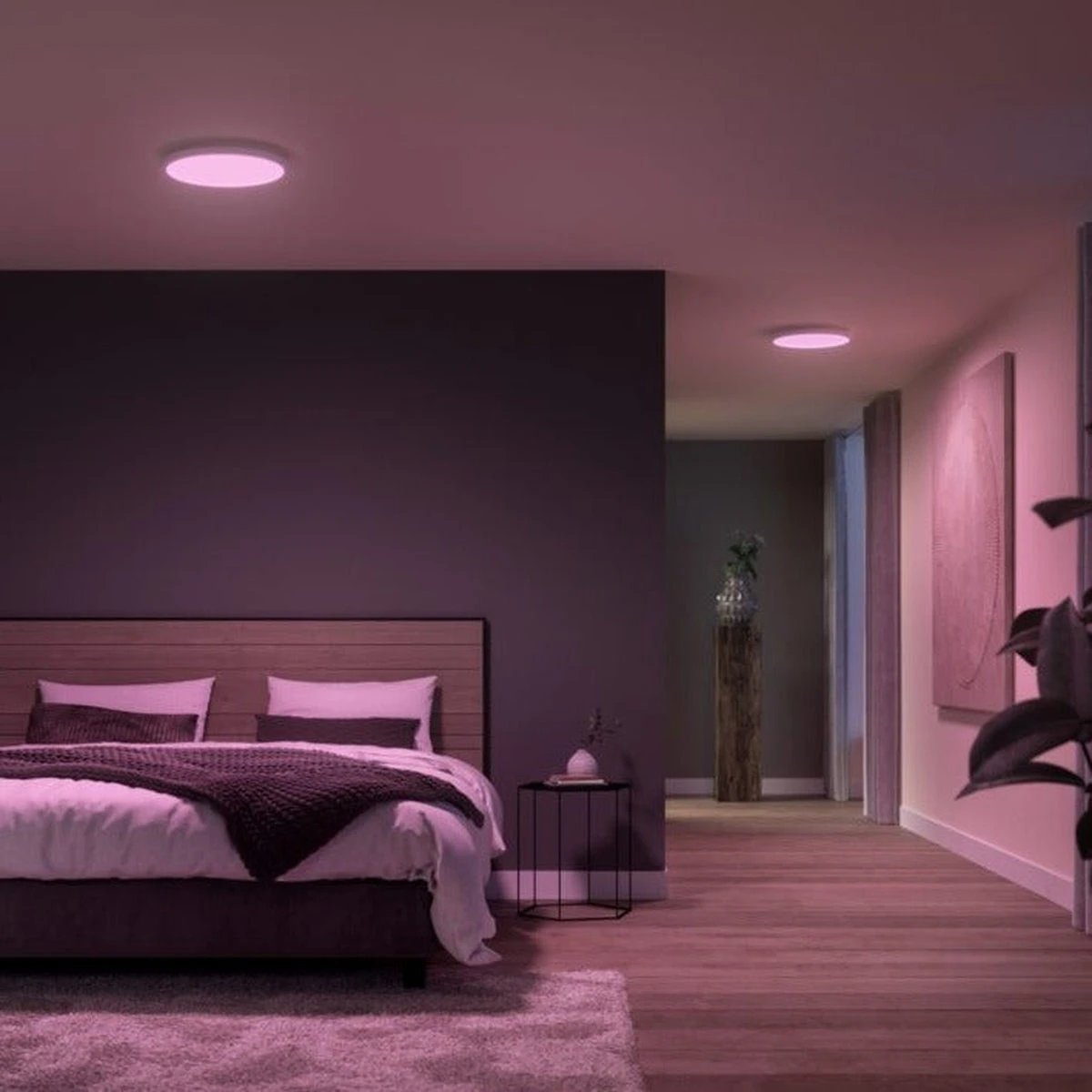 Philips Hue Surimu Rund Taklampe 40W 2200-6500K Hue White Color Ambiance - Hvit 7 Philips Hue Surimu Rund Taklampe 40W 2200-6500K Hue White Color Ambiance - Hvit - Bilde 5