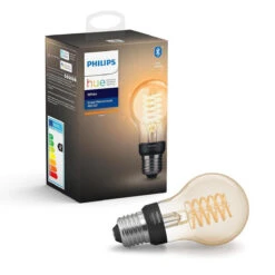 Philips Hue White LED E27 Filament 7,2W, 2100K, Dimbar, Bluetooth