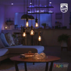 Philips Hue White LED E27 Filament 7,2W, 2100K, Dimbar, Bluetooth -Lightup Butikk Philips Hue White LED E27 Filament 72W 2100K dimbar bluetooth Smartpaerer E27 Philips Hue 929003051401 7