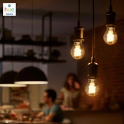 Philips Hue White LED E27 Globe Filament 7,2W, 2100 K, Dimbar, Bluetooth 12 Philips Hue White LED E27 Globe Filament 7,2W, 2100 K, Dimbar, Bluetooth -Lightup Butikk Philips Hue White LED E27 Globe Filament 72W 2100 K dimbar bluetooth Smartpaerer E27 Philips Hue 929003051901 3