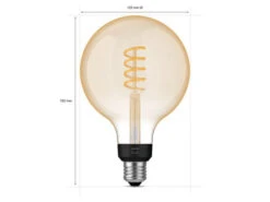 Philips Hue White LED 7W E27 G125 2200-4500 Kelvin - 125 Mm -Lightup Butikk Philips Hue white LED 7W E27 G125 2200 4500 Kelvin 125 mm Smartpaerer E27 Philips Hue 929002478101 4