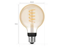 Philips Hue White LED 7W E27 G93 2200-4500 Kelvin - 95 Mm -Lightup Butikk Philips Hue white LED 7W E27 G93 2200 4500 Kelvin 95 mm Smartpaerer E27 Philips Hue 929002477801 4