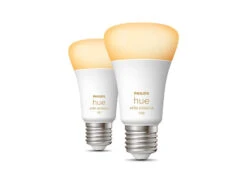 Philips Hue White LED 8W E27 A60 2200-6500 Kelvin - 60 Mm - 2 Pakning