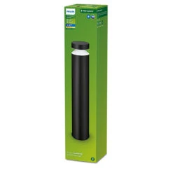Philips Laven 6W Pullert Utendørs IP44 2700 Kelvin - 50 Cm -Lightup Butikk Philips Laven 6W pullert utendors IP44 2700 Kelvin 50 cm Utebelysning pullert Philips 929003362601 3