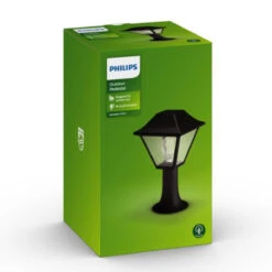 Philips MyGarden Alpenglow Portstolpe Utendørs IP44 - Svart -Lightup Butikk Philips myGarden Alpenglow portstolpe utendors IP44 Svart Utebelysning portstolpe Philips 915005382201 5