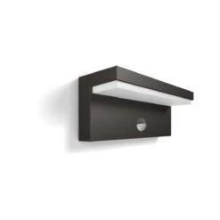 Philips MyGarden Bustan Vegglampe Utendørs IP44 2x4,5W LED M/bevegelses Sensor IR - Antrasitt