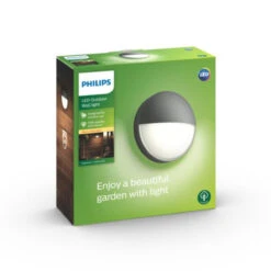 Philips MyGarden Capricorn Vegglampe Utendørs IP44 6W LED - Antrasitt -Lightup Butikk Philips myGarden Capricorn vegglampe utendors IP44 6W LED Antrasitt Utebelysning vegg veggskjold Philips 915005192801 5