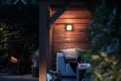 Philips MyGarden Drosera Vegglampe Utendørs IP44 12W LED - Svart -Lightup Butikk Philips myGarden Drosera vegglampe utendors IP44 12W LED Svart Utebelysning vegg veggskjold Philips 915005554701 2