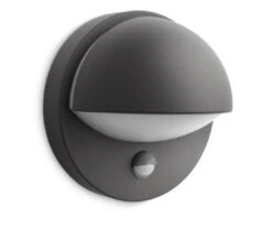 Philips MyGarden Juni Vegglampe Utendørs IP44 E27 M/sensor - Antrasitt