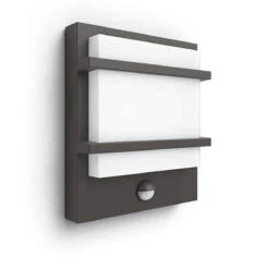 Philips MyGarden Petronia 12W Med Sensor - Antrasitt 9 Philips MyGarden Petronia 12W Med Sensor - Antrasitt -Lightup Butikk Philips myGarden Petronia 12W med sensor Antrasitt Utebelysning vegg veggskjold Philips 915005554901 4