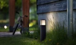 Philips MyGarden Stock LED Pullert Mini, Antrasitt -Lightup Butikk Philips myGarden Stock LED pullert mini antrasitt Utebelysning pullert Philips 915005194601 5