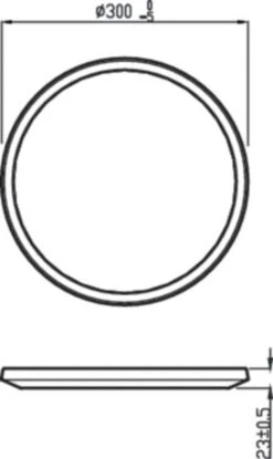 Philips Superslim Taklampe 30 Cm 18W 4000 Kelvin 3-step Dim - Hvit -Lightup Butikk Philips superslim taklampe 30 cm 18W 4000 Kelvin 3 step dim Hvit Taklamper Philips 915005776801 5