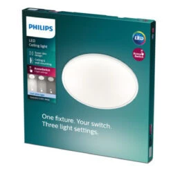 Philips Superslim Taklampe 30 Cm 18W 4000 Kelvin 3-step Dim - Hvit -Lightup Butikk Philips superslim taklampe 30 cm 18W 4000 Kelvin 3 step dim Hvit Taklamper Philips 915005776801 6