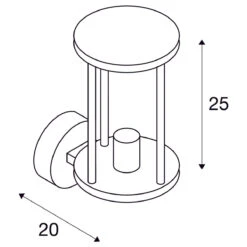 Photonia Vegglampe Utendørs IP55 -Lightup Butikk Photonia vegglampe utendors IP55 Utebelysning vegg klassisk Slv slv 232045 4