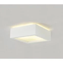 Plastra Firkantet Taklampe 25x25 Cm E27 -Lightup Butikk Plastra firkantet taklampe 25x25 cm E27 Taklamper Slv slv 148002 6