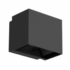 Plaza Vegglampe Utendørs Opp/ned 10W IP65 3000 Kelvin - Svart -Lightup Butikk Plaza vegglampe utendors oppned 10W IP65 3000 Kelvin Svart Utebelysning vegg opp og ned Norlux 101510 2 3