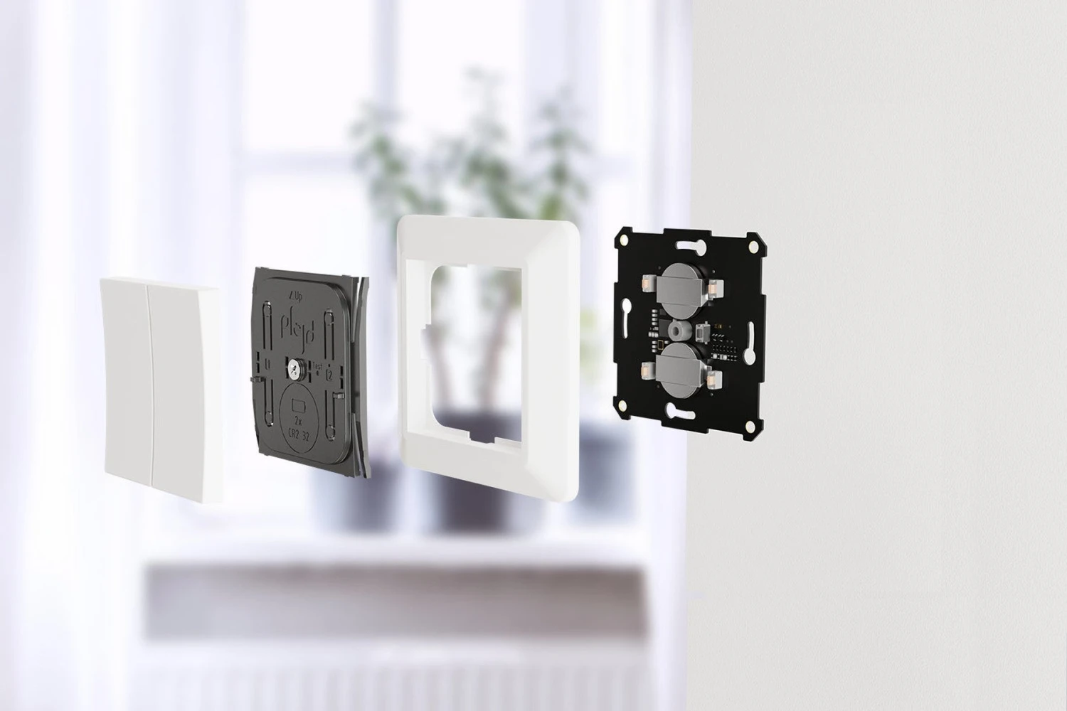 Plejd WPH-01 Trådløs Bryter Passer Med Svart Ramme Elko 5 Plejd WPH-01 Trådløs Bryter Passer Med Svart Ramme Elko - Bilde 3