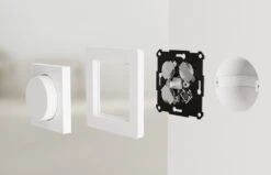 Plejd WRT-01 EH Trådløs Vri Passer Med Polarhvit Ramme Elko -Lightup Butikk Plejd WRT 01 EH tradlos vri passer med polarhvit ramme Elko Elektro dimmere Plejd 1400500 2