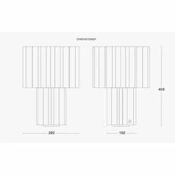 Plissé Bordlampe - Hvit -Lightup Butikk Plisse bordlampe Hvit Bordlamper Orsjo 38026 01 6