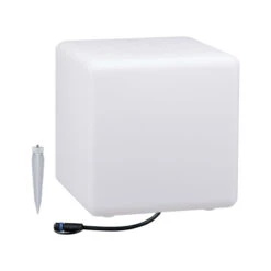Paulmann Plug & Shine Cube 30x30 Cm 6,5W 3000 Kelvin IP67 - Med Jordspyd -Lightup Butikk Plug Shine Cube 30x30 cm 65W 3000 Kelvin IP67 Med jordspyd Utebelysning Hagebelysning Paulmann Pl 94181 7