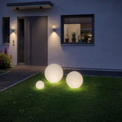 Paulmann Plug & Shine Globe 20 Cm 2,8W 3000 Kelvin IP67 - Med Jordspyd