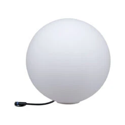 Paulmann Plug & Shine Globe 40 Cm 6,5W 3000 Kelvin IP67 - Med Jordspyd -Lightup Butikk Plug Shine Globe 40 cm 65W 3000 Kelvin IP67 Med jordspyd Utebelysning Hagebelysning Paulmann Pl 94178 6