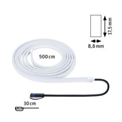 Paulmann Plug & Shine LED Strips 5 Meter 26W 3000 Kelvin IP68 -Lightup Butikk Plug Shine LED Strips 5 meter 26W 3000 Kelvin IP68 Lightstrip Paulmann Pl 94680 3