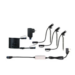 Paulmann Plug & Shine Platini Spot Med Spyd 2W 3000 Kelvin IP65 - 3 Pakning Med Strømforsyning -Lightup Butikk Plug Shine Platini spot med spyd 2W 3000 Kelvin IP65 3 pakning med stromforsyning Utebelysning spyd Paulmann Pl 94797 4