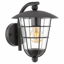 EGLO Pulfero Vegglampe Ned Utendørs IP44 - Svart