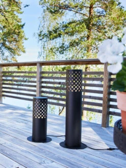 Markslöjd Pullert 68cm 6W - Garden 24 - Svart -Lightup Butikk Pullert 68cm 6W Garden 24 Svart Utebelysning Garden 24 Markslojd Mrk 108175 11