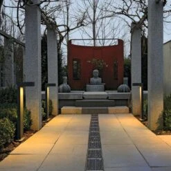 Quadrasyl Pullert 75 Cm IP44 -Lightup Butikk Quadrasyl pullert 75 cm IP44 Utebelysning pullert Slv slv 232295 4