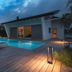 Quadrulo Pullert 53 Cm IP55 7W 3000 Kelvin -Lightup Butikk Quadrulo pullert 53 cm IP55 7W 3000 Kelvin Utebelysning pullert Slv slv 1005442 6