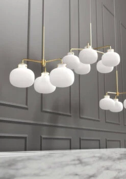 Raito Takpendel 3 Lys - Opal Hvit -Lightup Butikk Raito takpendel 3 lys Opal hvit Takpendler DFTP 48053001 4