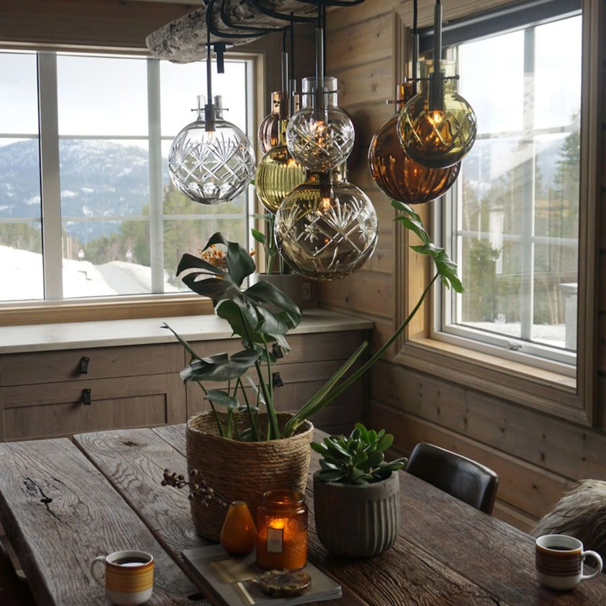 Rav Krystallkuler 7 Stk - Sort Baldakin 5 Rav Krystallkuler 7 Stk - Sort Baldakin - Bilde 3