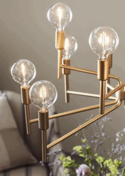 Markslöjd Regent Takpendel 12 Lys - Gullfarget - Gull -Lightup Butikk Regent takpendel 12 lys Gullfarget Gull Takpendler Markslojd Mrk 108106 4