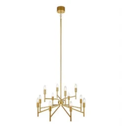 Markslöjd Regent Takpendel 12 Lys - Gullfarget - Gull -Lightup Butikk Regent takpendel 12 lys Gullfarget Gull Takpendler Markslojd Mrk 108106 5