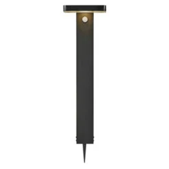 Nordlux Rica Square Pullert Solcelle M/bevegelse Sensor - Svart -Lightup Butikk Rica Square pullert solcelle mbevegelse sensor Svart Utebelysning pullert Nordlux 2118178003 5