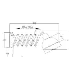Markslöjd Riggs Vegglampe -Lightup Butikk Riggs vegglampe Vegglamper Markslojd Mrk 108105 5