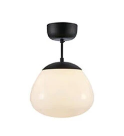 Markslöjd Rise Taklampe - Svart/Opal Hvit - Svart / Opal