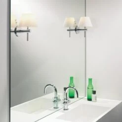 Roma Vegglampe IP44 - Matt Svart 7 Roma Vegglampe IP44 - Matt Svart -Lightup Butikk Roma vegglampe IP44 Matt Svart Baderomsbelysning vegglamper Astro Lighting Asg 1050007 3