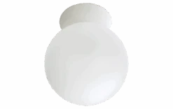 Rondo Tak/vegglampe E27 IP44 - Hvit