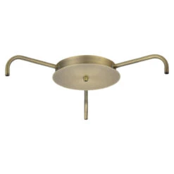 Roset Til 4 Lamper - Antikk Messing